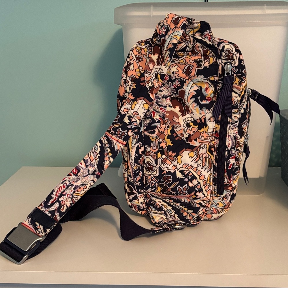 Vera Bradley Multicolor Patterned Mini Sling Back… - image 2